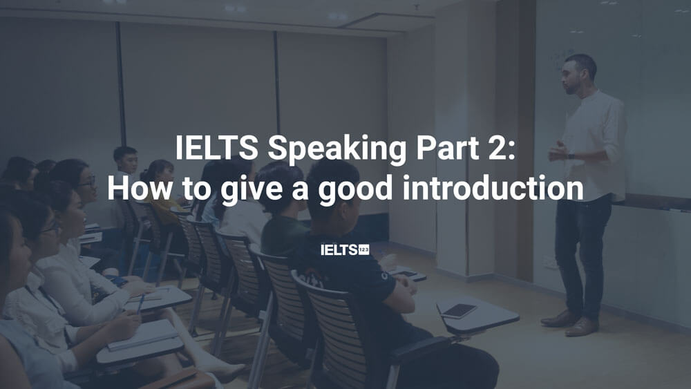 how to give a good introduction